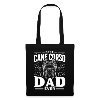 Cane Corso Chien - Sac en tissu - noir - Devant