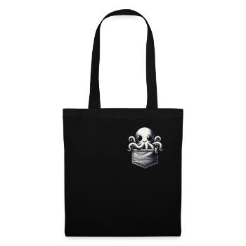 Octopus Octopus Octopus Cuttlefish Animal - Tote Bag - black - Front