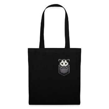 Opossum Possum Animal - Tote Bag - black - Front