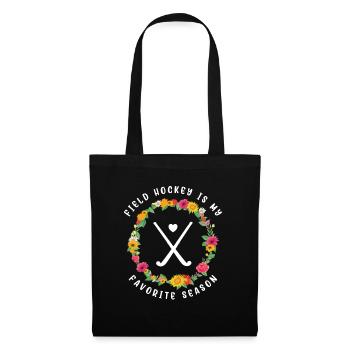 Le hockey sur gazon est ma saison préférée de hockey en salle - Sac en tissu - noir - Devant