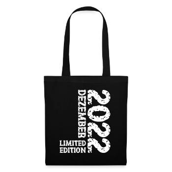 2022 December Limited Edition 1st Birthday Decoration - Tote Bag - black - Front