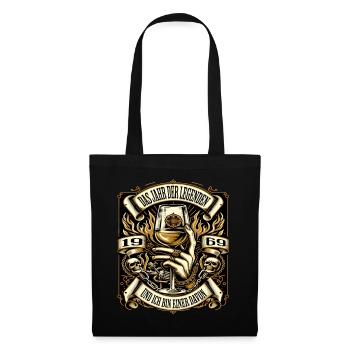 55th Birthday Man Vintage 1969 Year of Legends - Tote Bag - black - Front