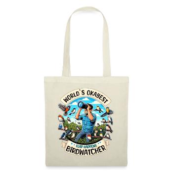 Le meilleur ornithologue du monde Okay Birdwatcher - Sac en tissu - nature - Devant