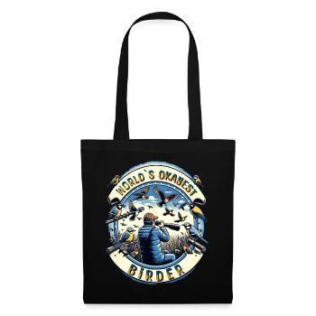 World's Best Okay Birder Birdwatching - Tote Bag - black - Front