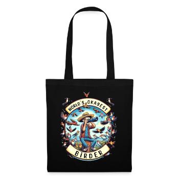 World's Best Okay Birder Birdwatching - Tote Bag - black - Front