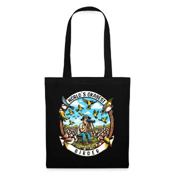 World's Best Okay Birder Birdwatching - Tote Bag - black - Front