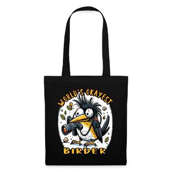World's Best Okay Birder Birdwatching - Tote Bag - black - Front