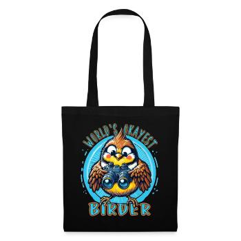 World's Best Okay Birder Birdwatching - Tote Bag - black - Front