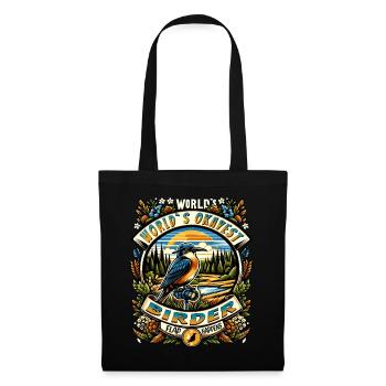 World's Best Okay Birder Birdwatching - Tote Bag - black - Front