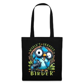 World's Best Okay Birder Birdwatching - Tote Bag - black - Front