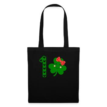 Accessoires de la Saint-Patrick, décoration de Shamrock d'irlande - Sac en tissu - noir - Devant