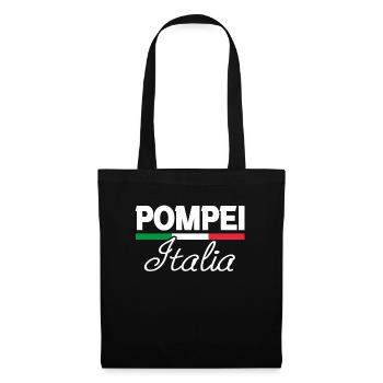 Pompeii Italia Italian Flag Geography - Tote Bag - black - Front