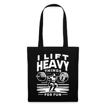 Weightlifting, Fitness, Bodybuilding, Weightlifters - Tote Bag - black - Front