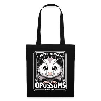 Opossum Possum Animal - Tote Bag - black - Front