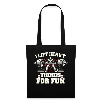Weightlifting, Fitness, Bodybuilding, Weightlifters - Tote Bag - black - Front
