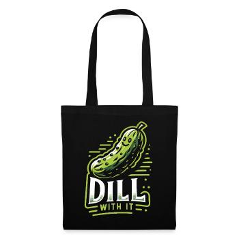 Cucumber, Pickle, Pickle, Food Dill - Tote Bag - black - Front