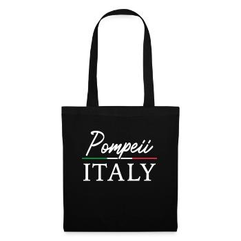 Pompeii Italy volcanic eruption - Tote Bag - black - Front