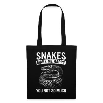 Snake, Snake, Animal - Tote Bag - black - Front