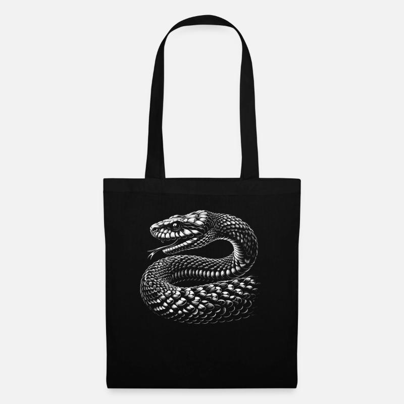 Snake, Snake, Animal - Tote Bag - black