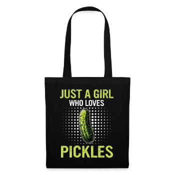 Cucumber, Pickle, Pickle, Food Dill - Tote Bag - black - Front