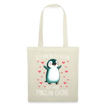Pingouin, petits pingouins, manchot empereur - Sac en tissu - nature - Devant
