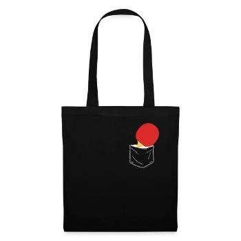 Table tennis Table tennis player - Tote Bag - black - Front