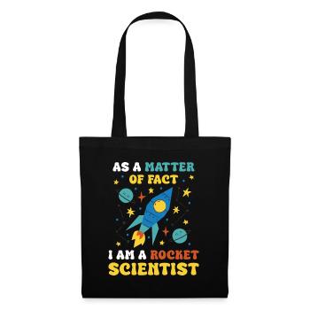 En fait, je suis un spécialiste des fusées - Sac en tissu - noir - Devant