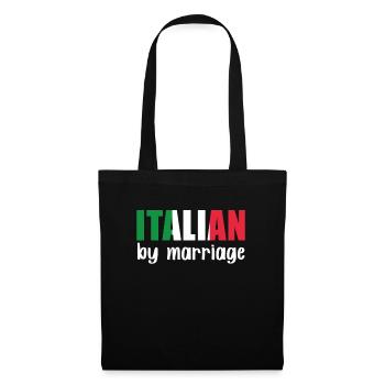 Italien par mariage Italie Nationalité Se marier - Sac en tissu - noir - Devant