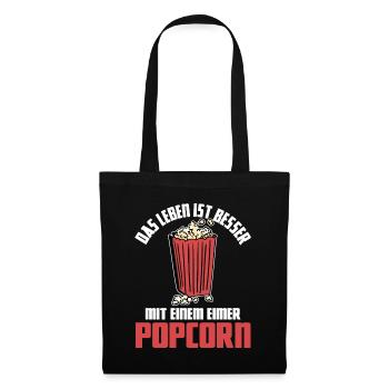 Live Better Seau Popcorn Carnaval Costume - Sac en tissu - noir - Devant