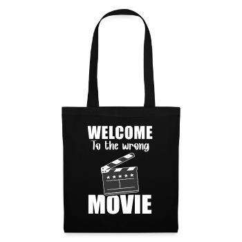 Bienvenue Dans Le Mauvais Film Kinospruch Leben - Sac en tissu - noir - Devant