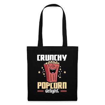 Crunchy Popcorn Delight Costume Popcorn Machine - Tote Bag - black - Front