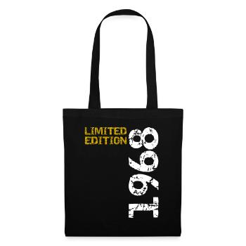 1968 édition limitée anniversaire cadeau femme mari - Sac en tissu - noir - Devant