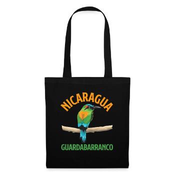 Nicaragua Guardabarranco National Vogel Länder - Stoffbeutel - Schwarz - Vorne