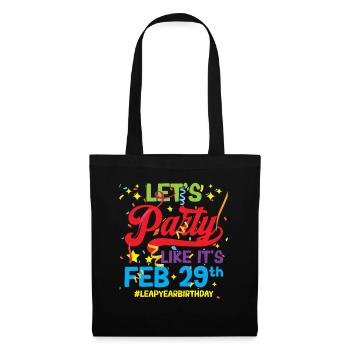 Faisons la fête comme si c’était le 29 février - Sac en tissu - noir - Devant