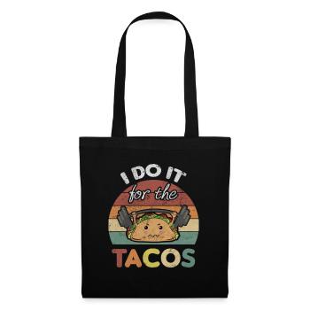 Fitness Taco Gym Taco Lover Vintage Burritos - Tote Bag - black - Front