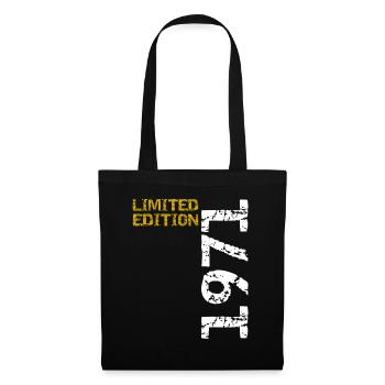 1971 édition limitée anniversaire cadeau femme mari - Sac en tissu - noir - Devant