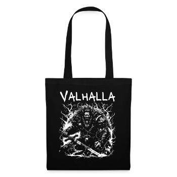 Valhalla Viking Norse Warrior Berserker - Tote Bag - black - Front
