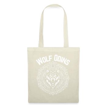 Wolf Odins Wikinger Rune Nordisch - Stoffbeutel - Natur - Vorne