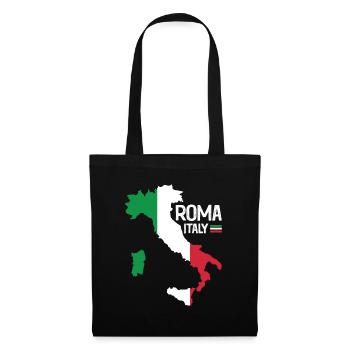 Roma Italie Rome Carte Régions Italie - Sac en tissu - noir - Devant