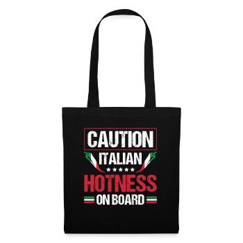 Italian Hotness On Board Italy Nationality - Tote Bag - black - Front