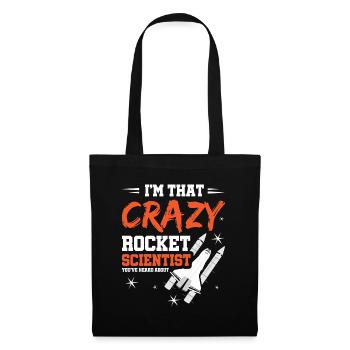 Le scientifique fou des fusées dont vous avez entendu parler - Sac en tissu - noir - Devant