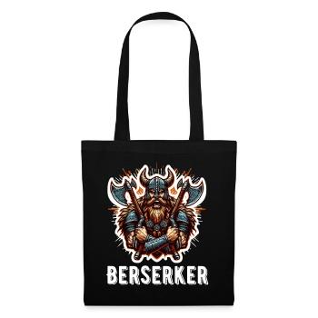 Berserker Norseman Viking Warrior Valhalla - Tote Bag - black - Front
