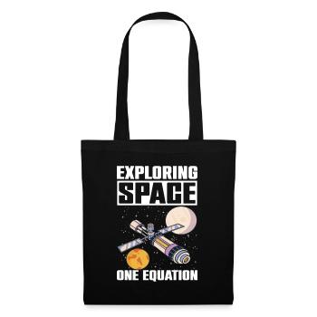 Ingénieur aérospatial disant Explorer l’équation de l’espace - Sac en tissu - noir - Devant