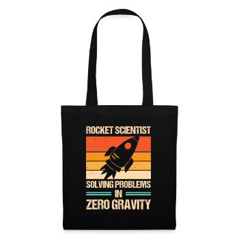 Rocket Scientist Rétro Zero Gravitiy Vintage - Sac en tissu - noir - Devant
