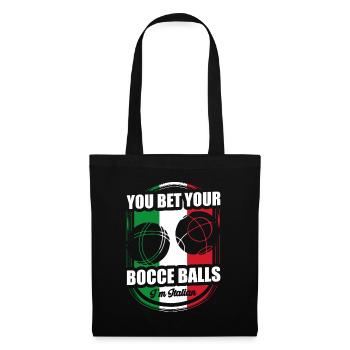 Bocce Balls Italian Sport Ball Sport Italy. - Tote Bag - black - Front