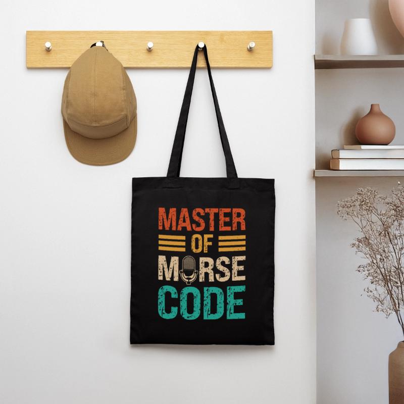 Master Of Morse Code Saying - Program Speaker Tote Bag