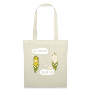 Popcorn Anime Kawaii Dire Maïs soufflé salé - Sac en tissu - nature - Devant