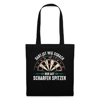 Fléchettes Fléchettes Joueur de fléchettes Fléchettes Sport - Sac en tissu - noir - Devant
