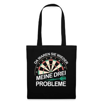 Fléchettes Fléchettes Joueur de fléchettes Fléchettes Sport - Sac en tissu - noir - Devant