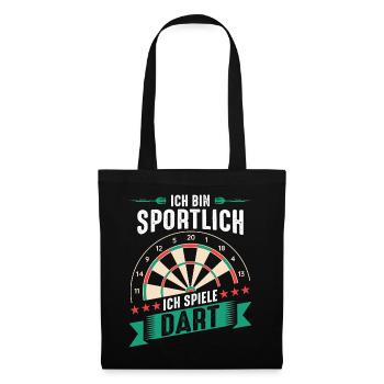 Fléchettes Fléchettes Joueur de fléchettes Fléchettes Sport - Sac en tissu - noir - Devant